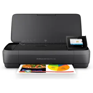 HETSP OfficeJet 250 Wireless Mobile Printer, Scanner, Copier - Black, Battery Included (CZ992A)