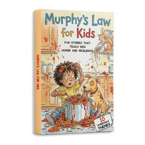 Murphy’s Law for Kids – Illustrated Storybook with 10 Funny Everyday Tales Teaching Humor, Positivity, and Resilience | Durable Pages & Clear Printing | Perfect Gift for Reading, Learning, and Fun Moments
