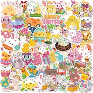 Easter Stickers - Easter Basket Stuffers for Kids - 100PCS Easters Egg Stuffers Bunny Crafts Stickers,Kids Easters Gifts Decor Treats Games Toys Activities Party Favor Supplies