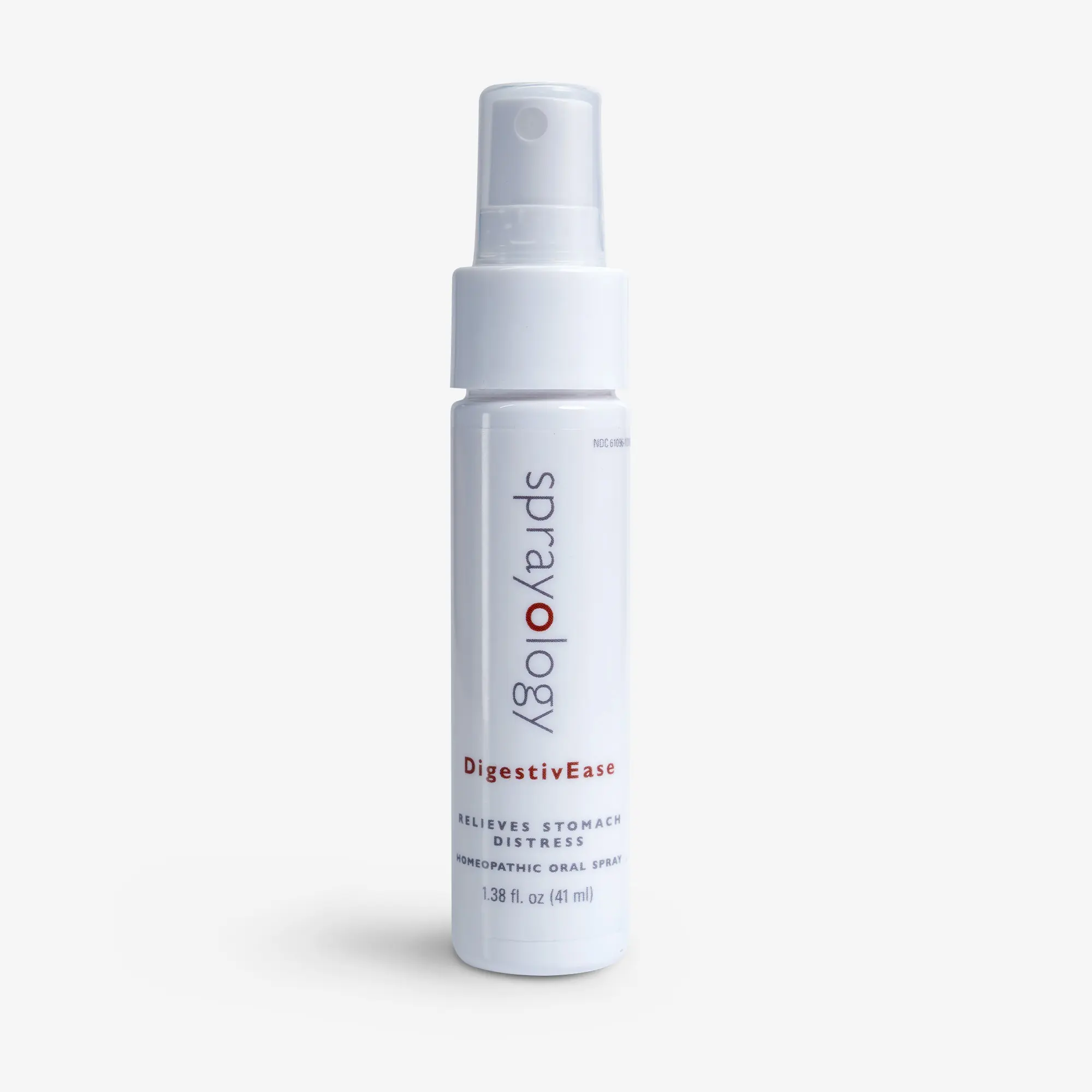 DigestivEase Spray by Sprayology: This spray relieves stomach distress, including nausea, flatulence, indigestion, and cramps. Key actives include Arsenicum alb and Nux vom. Use 2 sprays sublingually 3 times daily.