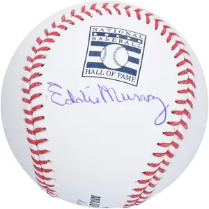 Eddie Murray Baltimore Orioles Autographed Hall of Fame Logo Baseball - Fanatics Authentic Certified