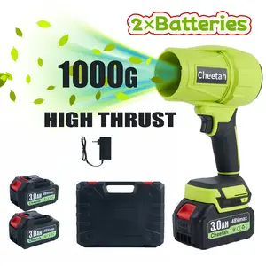 1000G High Thrust Jet Blower, Electric Wireless Handheld Blower with High-Speed Air Pressure - Multi-Functional for Blowing Fallen Leaves, Dust, Snow Removal, Car Drying, Household & Outdoor Use, Perfect Birthday/Holiday Gift