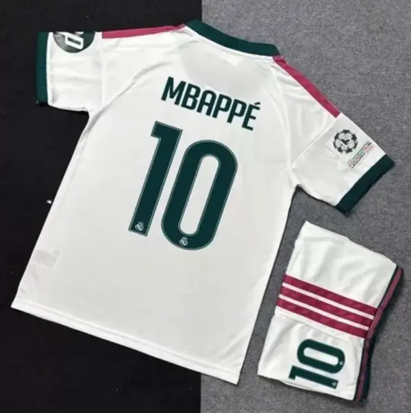 Premium No.10 White Home Laliga 2026/27 A football kit with Embroidered logo and Sharp stitching Jersey | Unisex Breathable Quick Dry Soccer Shirt - Personalized on Request
