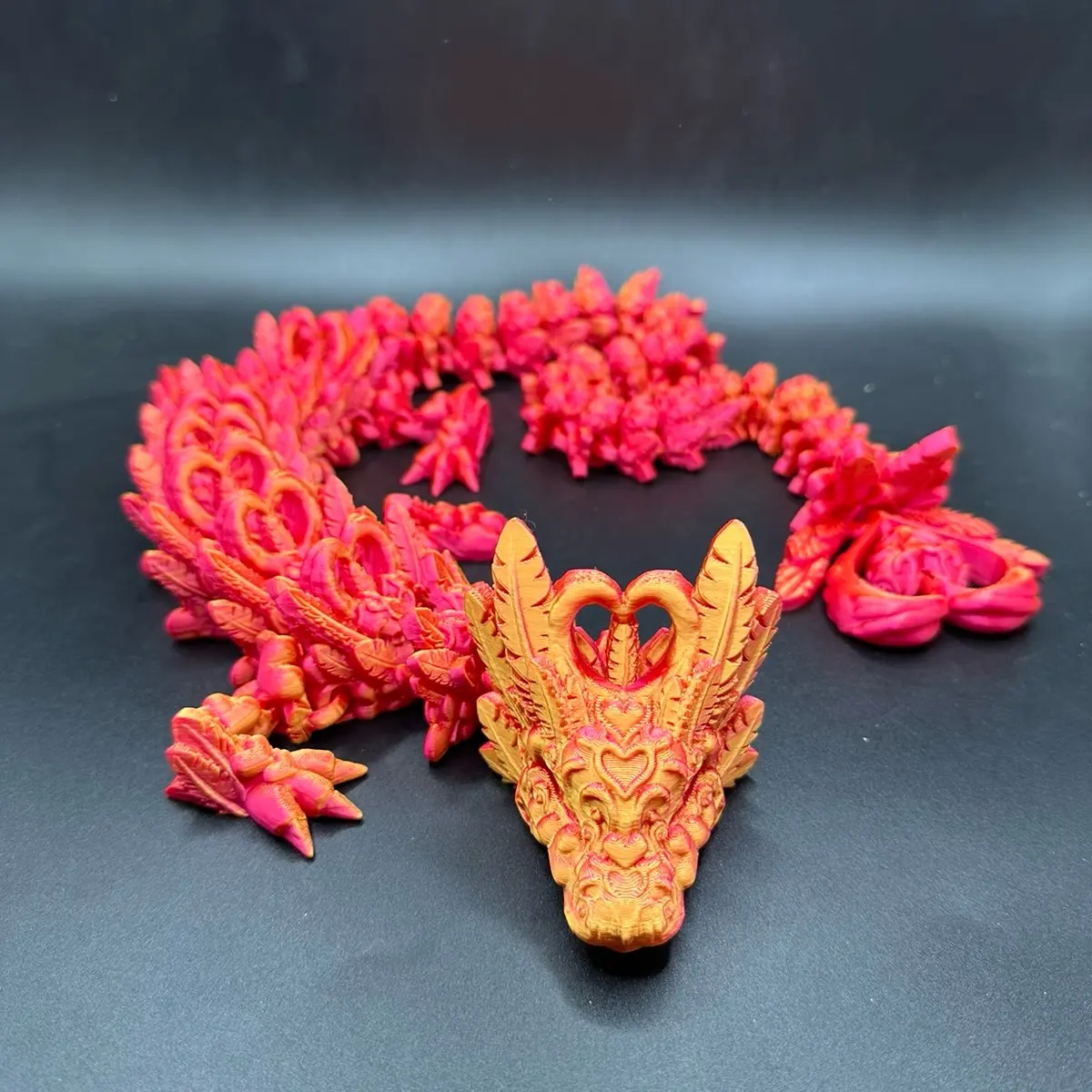 Articulating Dragon XXL size 3D Printed Multiple Variations