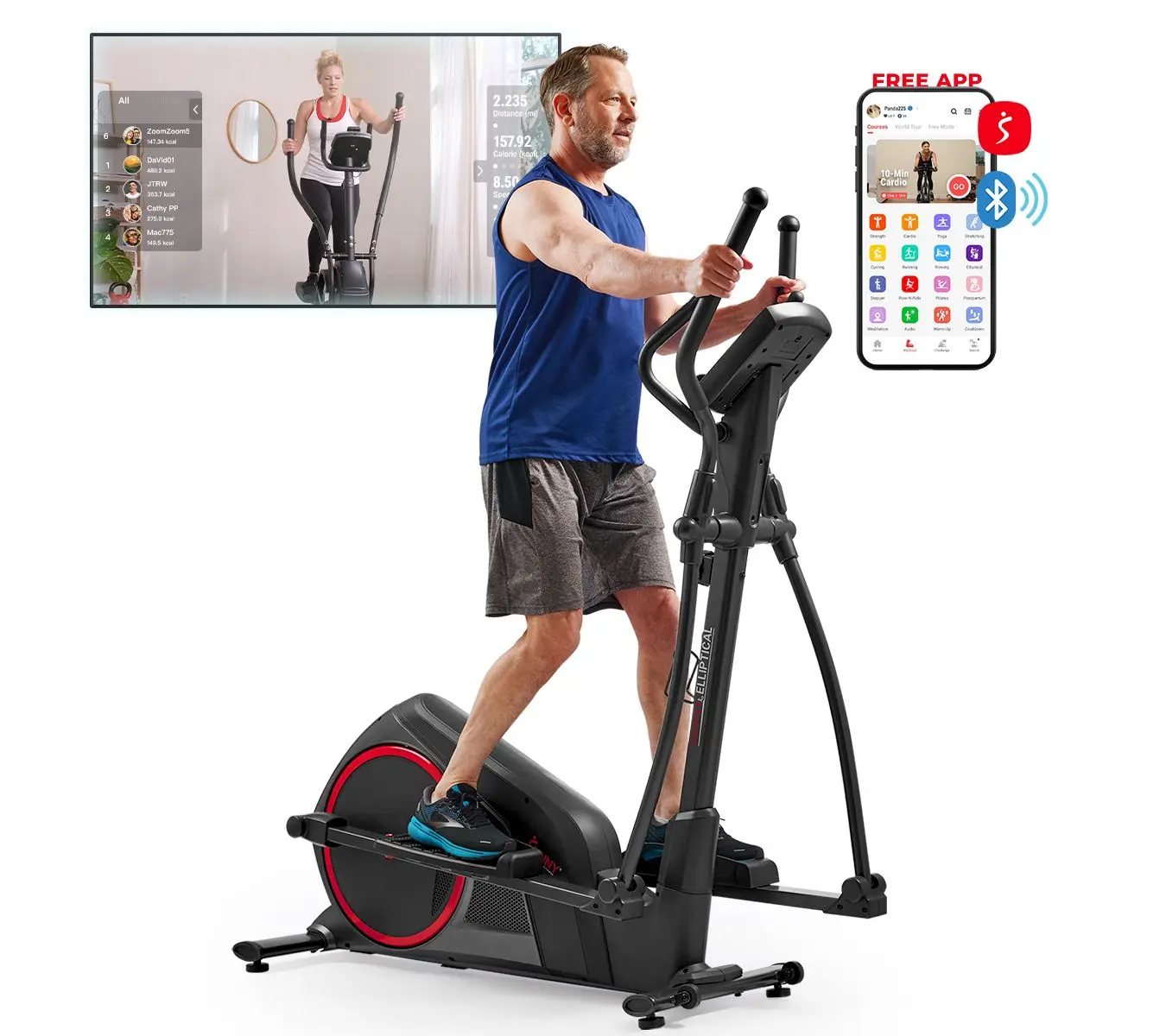 Sunny Smart Heavy-Duty Elliptical Training Machine Sunny Smart Heavy-Duty Elliptical Training Machine