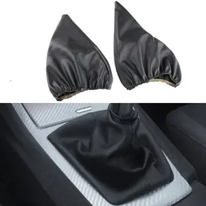For BMW 3 Series E36 E46 E30 E34 M3 Z3 Gear Shift Collars Manual Handbrake Gaiter Boot Cover Leather Protector Accessories