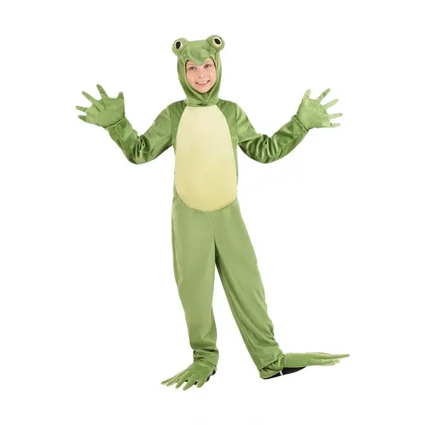 Kid's Deluxe Frog Costume, Halloween Costume