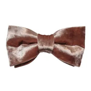 Dusty Rose Velvet Bow Tie for Teen Boys, Handcrafted in the USA