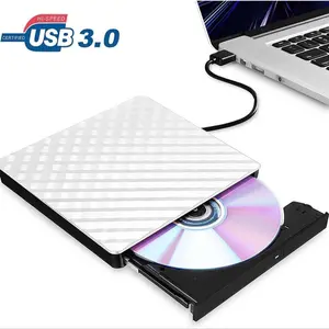 Portable CD/DVD Reader, USB 3.0 Type-C Interface, Multi-Function External Data Transfer Device, Suitable for Laptops and Desktops