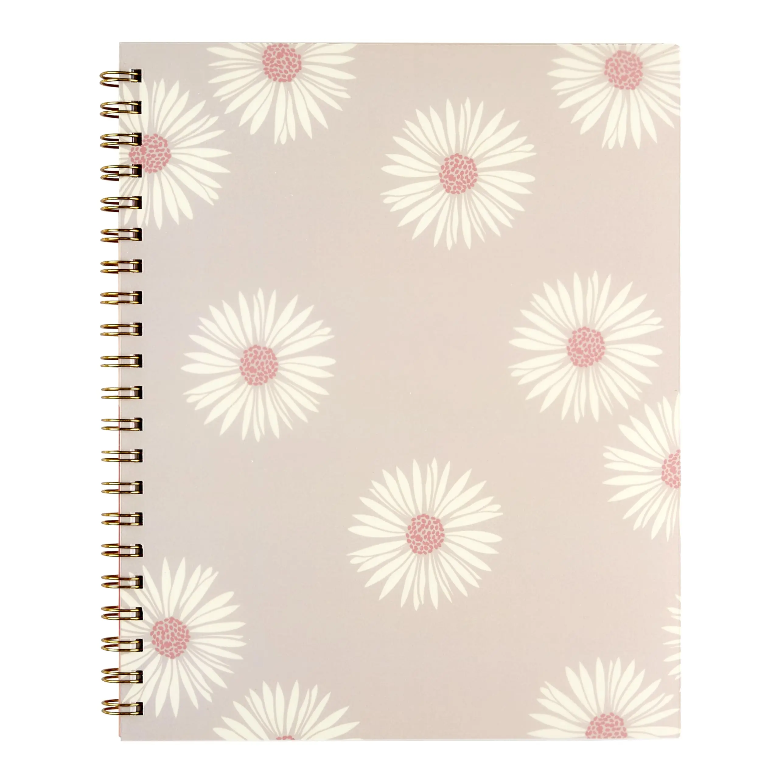 Erin Condren Large Undated Planner - Daisies Cover, 12-Month Customizable Flexibility, Gold Wire Binding, Sticker Sheets - Productivity Organizer, Monthly Calendar, Undated Weekly Layout, Notebook, Productivity Planner, Monthly Calendar Planner