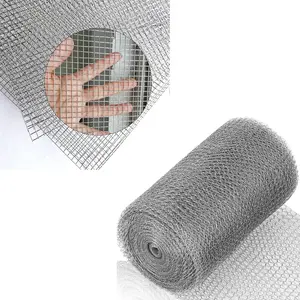 SS Wire Mesh, 4 Mesh Completely Welded and 5"X 30 Ft Stainless Steel Mesh Gap Blocker