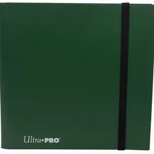 Ultra Pro Eclipse 12-Pocket PRO Binder Green Edition for Organized Storage and Secure Hold
