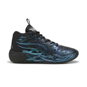 PUMA Mens X Lamelo Ball Mb.04 Reflections Basketball Sneakers Shoes - Black PUMA Mens X Lamelo Ball Mb.04 Reflections Basketball Sneakers Shoes - Black