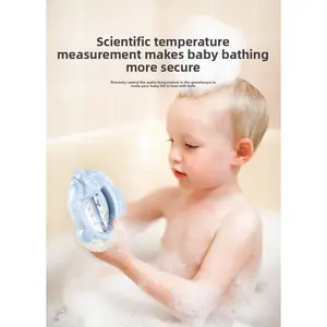 Langkes Advanced Baby Bath Thermometer Digital Display for Newborns Infant Kids Safe Bathing Water Temperature Gauge with Cartoon Design Home Use