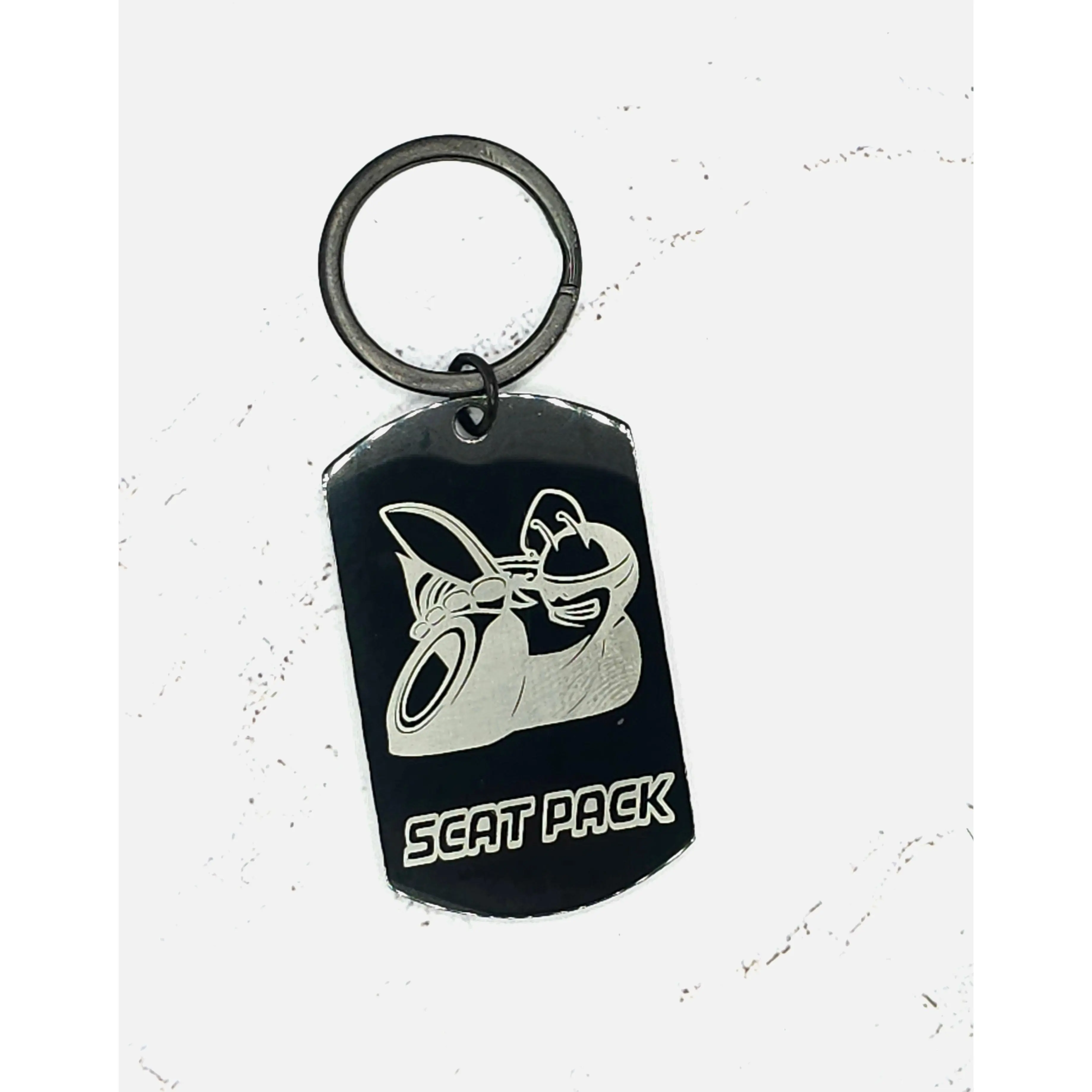 Scat Pack Metal Keychain - Metal Keychain with Unique Design and Durable Material