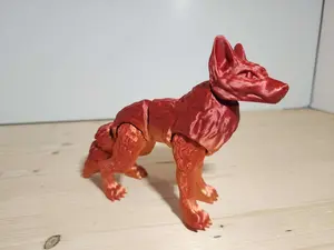 Wolf, Articulated, 3d Print,