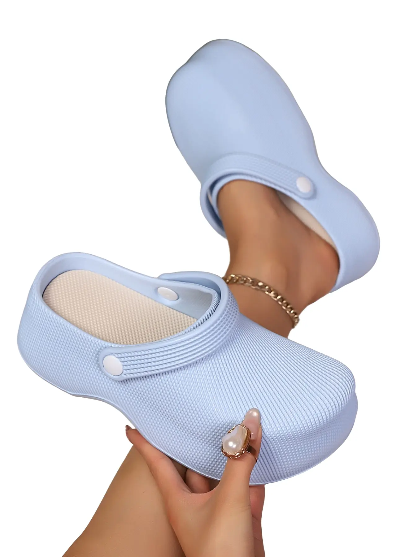 Women's Hospital Slippers, Eva Material, Anti-Slip Lightweight, Non Slip Breathable, Comfortable Adult Shoes, Ideal for Healthcare Work, Easy-To-Wear Footwear