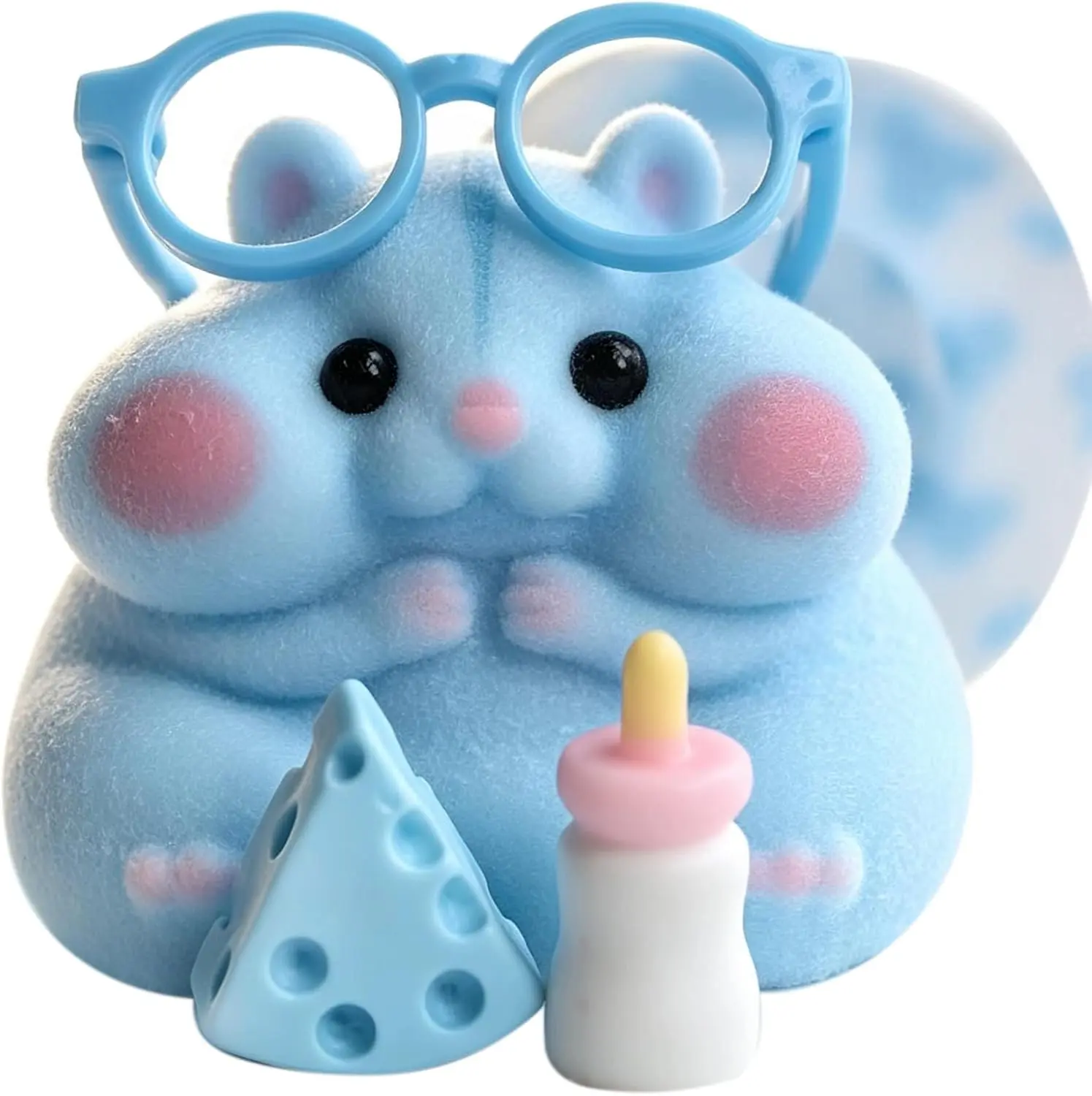 Squishy Hamster Toy, Cute Squishy Hamster Fidget Toy, Realistic Hamster Toy, Soft Silicone Mochi Furry Toy, Stress Relief Gift for Adults & Kids, Sens