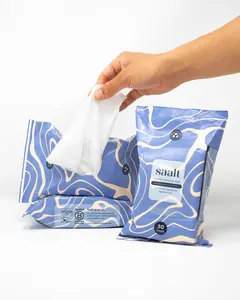 Saalt Intimate Cleansing Wipes – For Menstrual Cups or Discs and Intimate Area