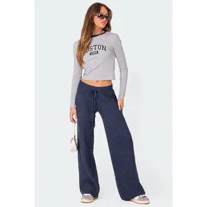 Portia Relaxed Cable Knit Pants