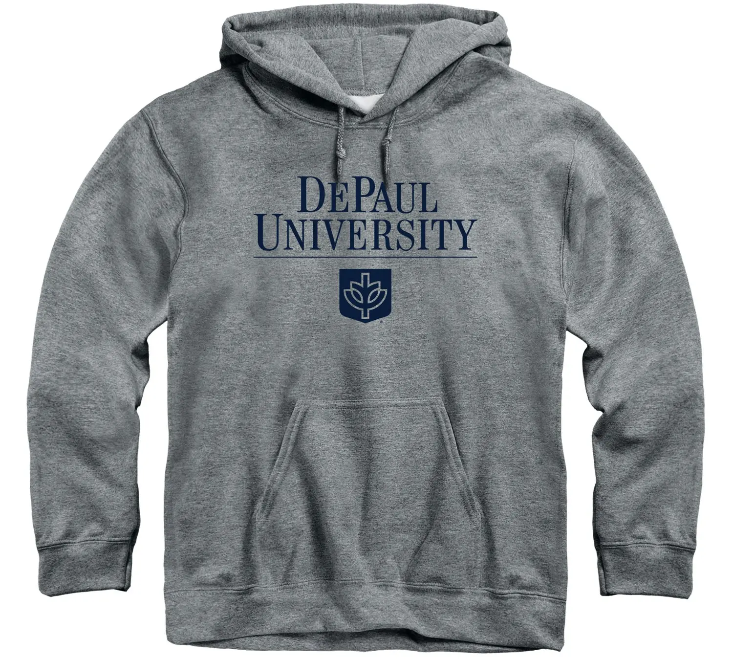 DePaul University Heritage Hooded Sweatshirt (Charcoal Grey)