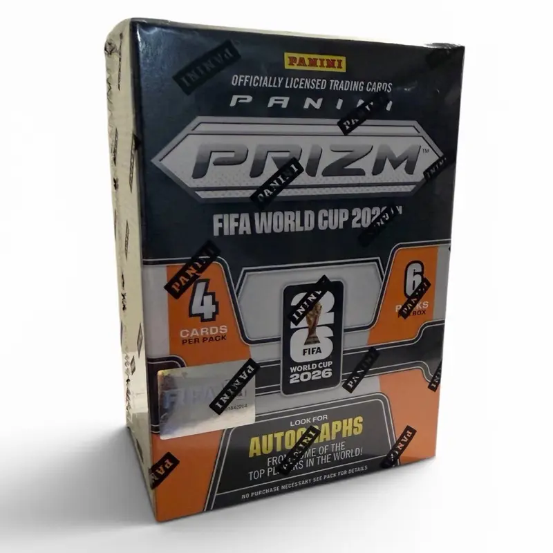 PANINI FIFA Prizm WORLD CUP • Retail Blaster Box - Authentic Sports Trading Cards, Sports Cards Packaging