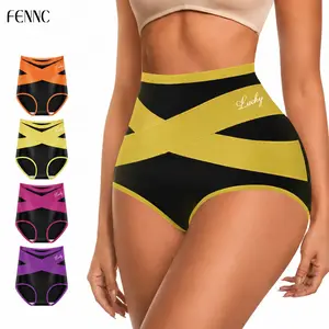 Women's High-Waisted Seamless Mesh Panties Multi-Pack, Lightweight Fitted Light Control, Soft Stretch Breathable Fabric, Tummy Support Everyday Basic Underwear