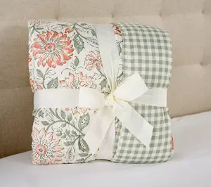 Home Reflections Garden Party Quilt & Sham Set - Queen