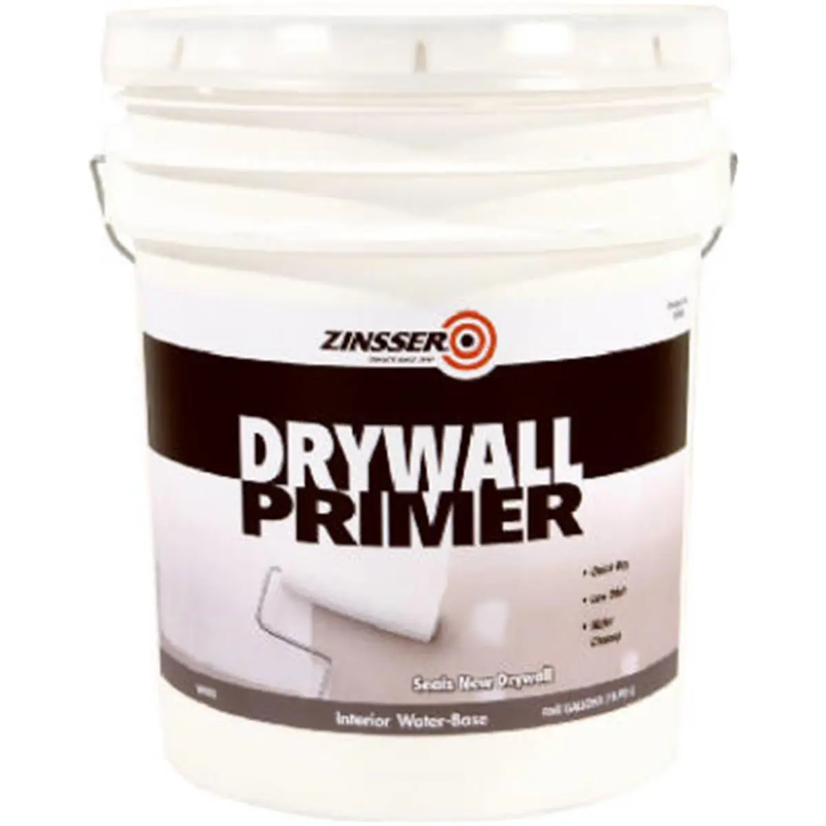 Zinsser 01500 5 Gallon Water Base Drywall Primer, 5 Gallon Bucket, 5Gal