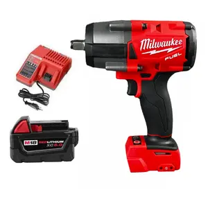Brushless Cordless 1/2" Impact Wrench, 1000N.m High Torque Power Tool for Car Repair, Lug Nut Removal, with 1 Battery and 1 Charger