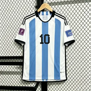 2022 No.10 Messi No. 10 Short-Sleeve Football Jersey Fashion