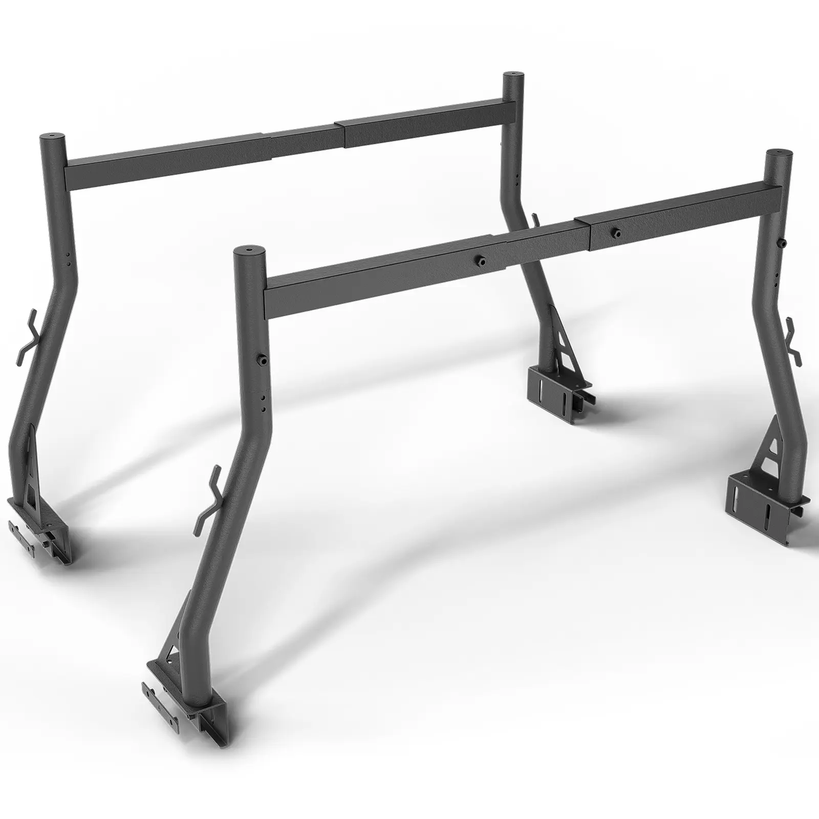 【Yzona】Automotive Adjustable Alloy Steel Truck Bed Ladder Rack, Non-Drilling Easy Install, 900 lbs Load Cap., Fits 53"-68" Wide Beds, Heavy Duty Extendable Accessory for Kayak, Lumber