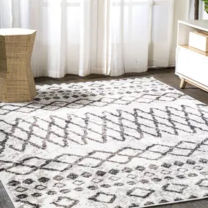 JONATHAN Y Aksil Moroccan Diamond Indoor Area Rug; for Living Room, Kitchen, Bedroom, Dining Room, Office