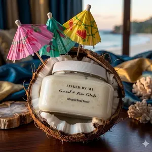 Pina colada Body Scrub - Acne, Dark Spots, Smooth Skin, Face Exfoliate Natural Handmade Scrub Body Care Gentle Body Wash Exfoliant