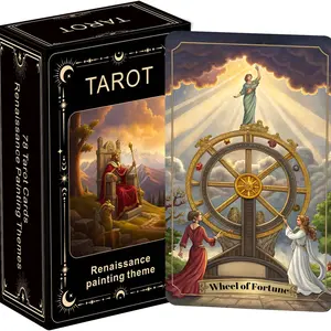 Renaissance Themed Historical Tarot, Tarot Card Decks, Tarot Cards for Beginners, Tarot Card Set, Created for history lovers, fine art admirers, and spiritual explorers. The eternal archetypes of Tarot unfold as living paintings