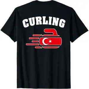 Turkey Curling Team Fans Jersey Turkish Curler Winter Sports T-Shirt