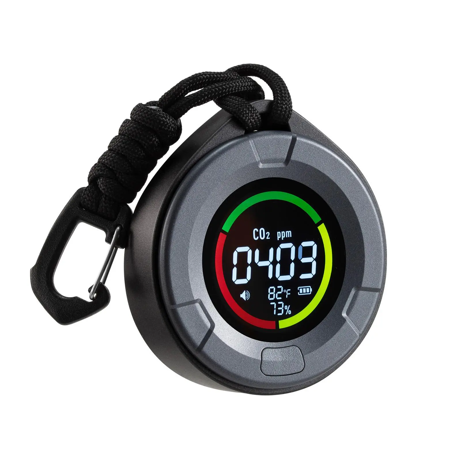 【Summerfinds】VEVOR Carbon Dioxide Monitor,CO2 Controller with Temperature and Humidity DisplayNDIR Sensor Carbon Dioxide Detectorfor OutdoorsHomeOfficeCarLightweight & Portable, Handheld Meter, Indoor/Outdoor