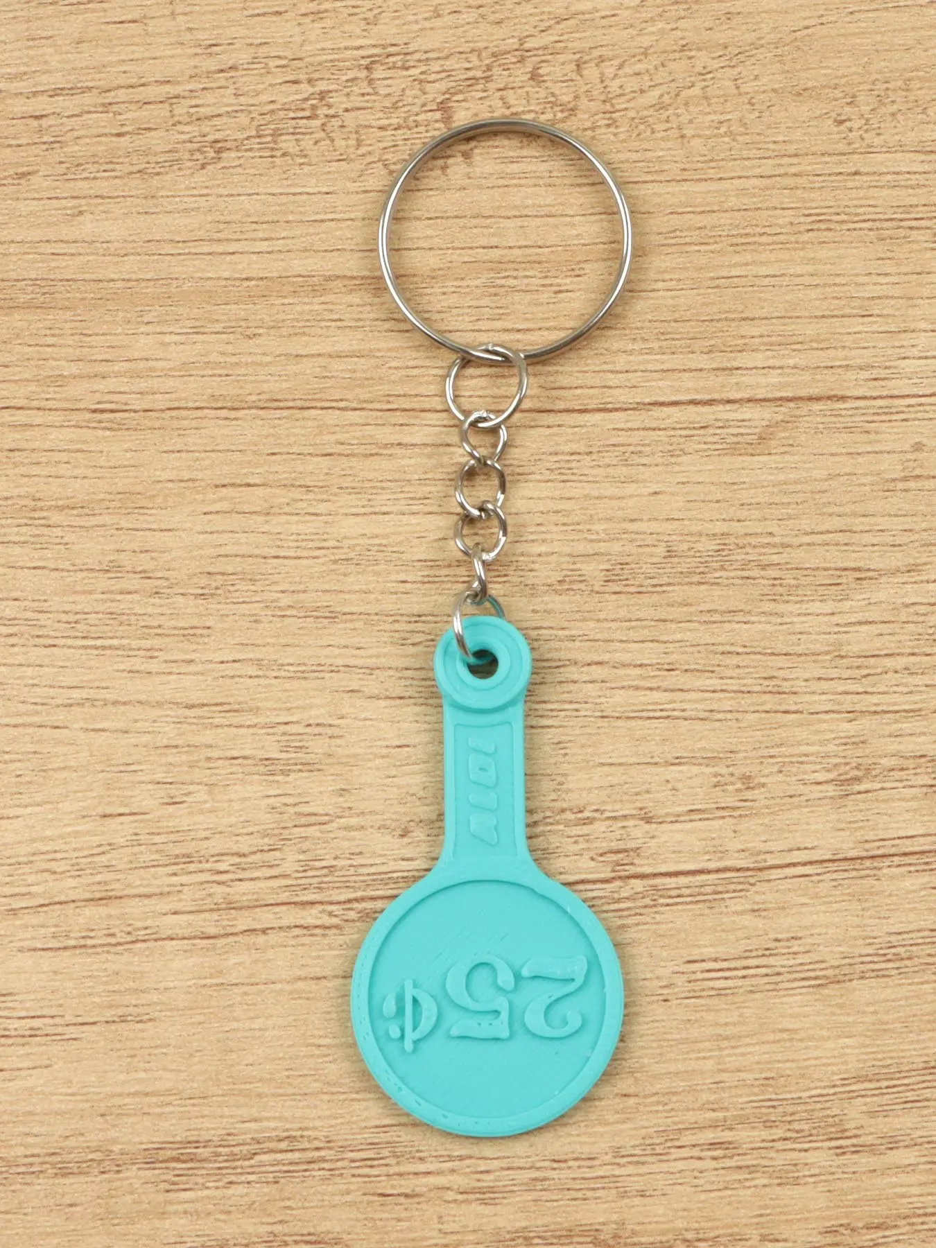 1pc 3D Printed Quarter Token Keeper for Shopping Carts, Shopping Cart Coin Keychain, Highquality Token, Durable Keyring, Keychain Charm, Holiday Shoppers, Never Need a Quarter for Carts Again! Keychain Accessories