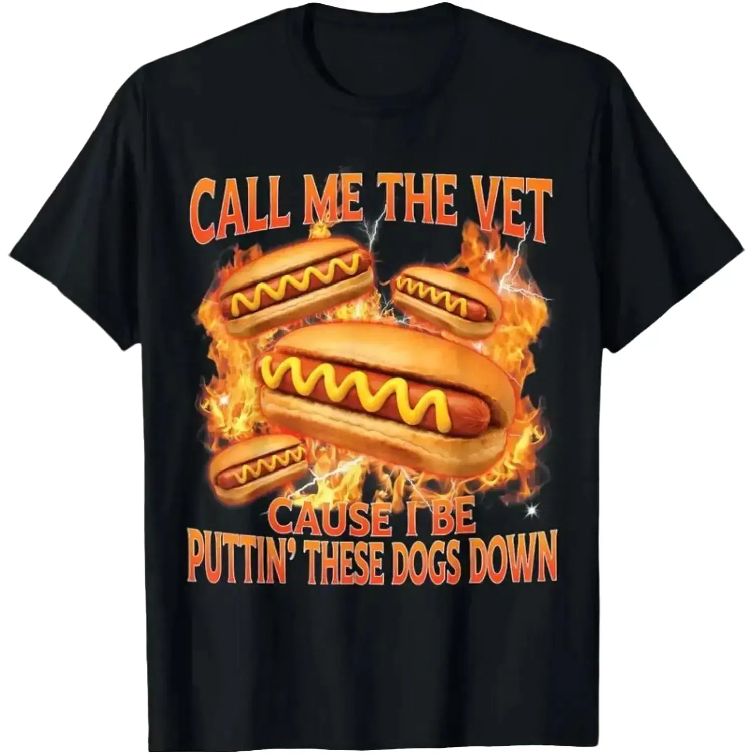 Men's Graphic T-Shirt in 100% Soft Cotton, Short-Sleeve Casual Tee with a Funny "Call Me The Vet" BBQ Quote, Tshirt, Shortsleeve, Menswear, Funny T Shirt, Funny T-Shirts Meme
