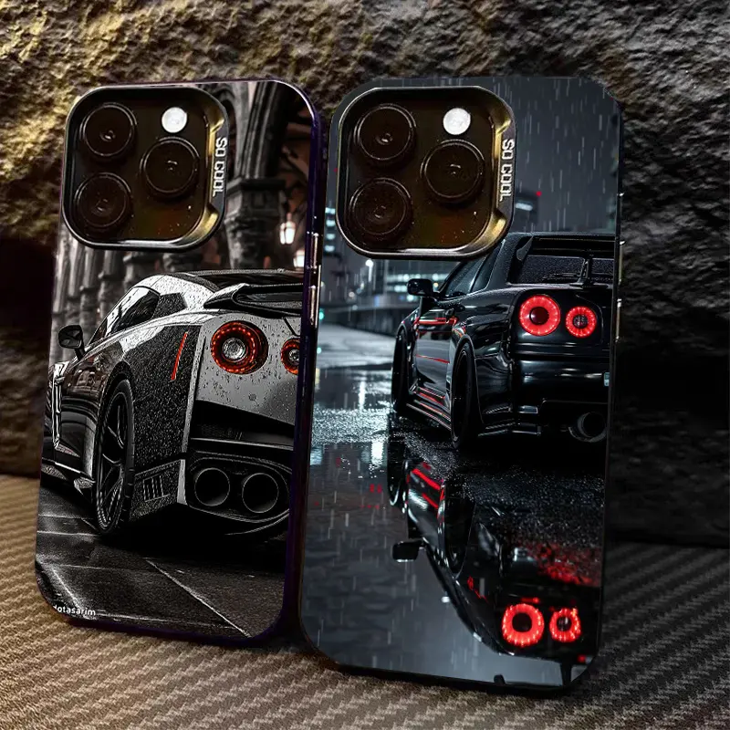 Protective Back Cover for Iphone Models 17, 16, 15, 14, 13, 12, 11 Pro Max, 17Air, 16E, 7, 8 Plus, And SE4 Mini Featuring a Car Cool GTRR Design, Phone Case, Phone Cases, Handy Cover, Case, Phone Cover