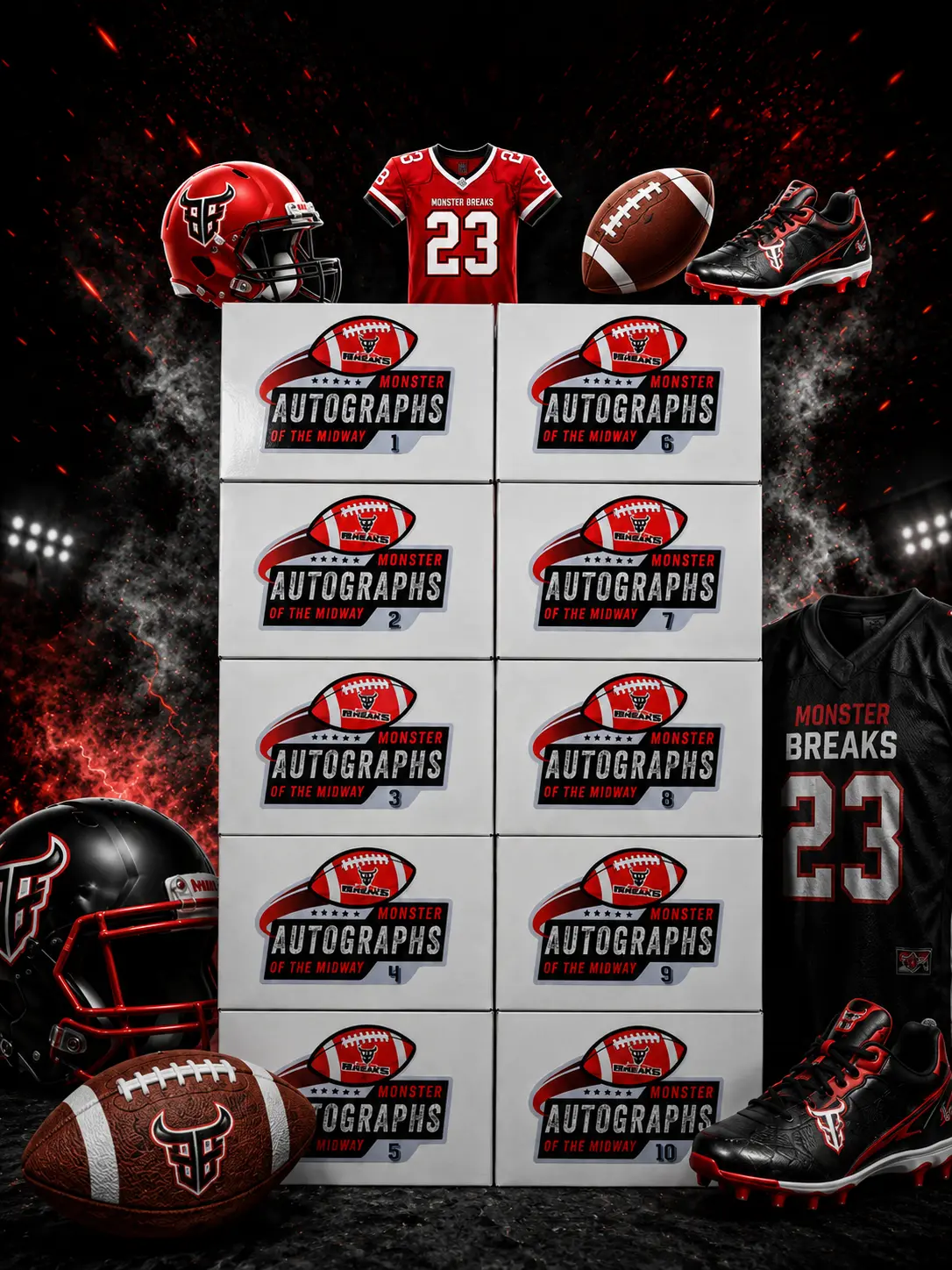 Monster Autographs of the Midway PYP Pick Your Pair Break
