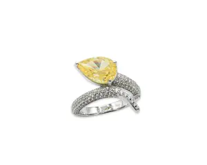 Yellow Snake Ring Sterling Silver 925 Yellow Snake Ring Sterling Silver 925