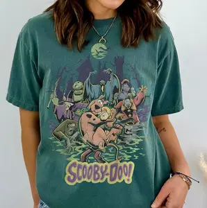 Retro Halloween Co-mfort Colors 90s Movies Shirt, Vintage Halloween Sweatshirt, Oversized TShirt for Women, Spooky Shirt, Gift for Friend