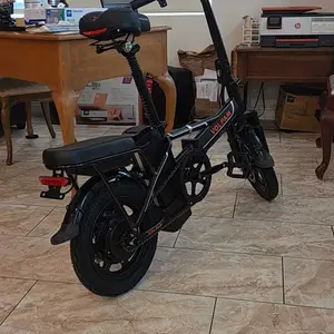 US 14" Foldable Electric Bike for Adults | 750W Peak Motor, 22 MPH Speed | 48V 10.4Ah/15.6Ah Battery, Electric Scooter| with Dual-Seat and Multi-Shock Absorption & Smart APP | With Phone Holder | UL2849 Certified Motor | Nice for Gift & Daily Commutes