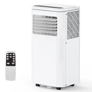Portable Air Conditioner, 10,000 BTU AC Unit Cools Up to 450 Sq ft, 3-in-1 Air Conditioner Portable Dehumidifier Fan, Quiet Room AC Remote Control Sleep Mode 24H Timer