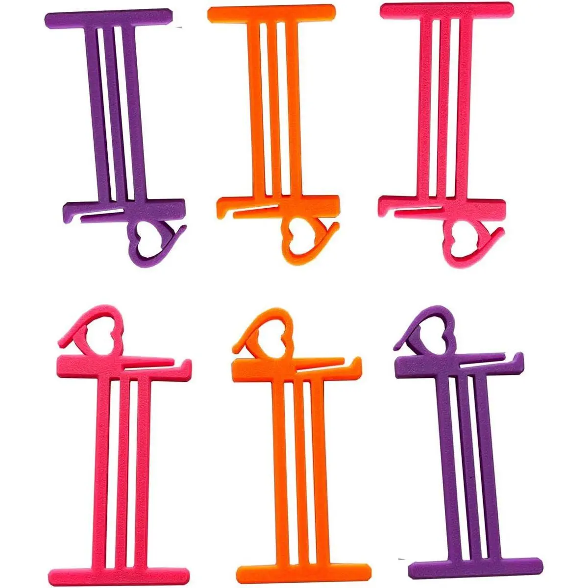 Large Crochet Bobbins - Prevent Tangles, 4'' Thread Bobbins for Knitting, 3 Color, 6 Pcs