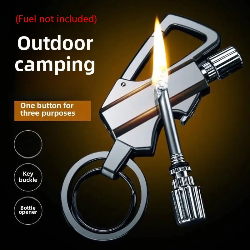 Fuel-Free Multifunctional 3-in-1 Keychain Opener - Compact Keychain Form Bottle Opener, Key Storage Tool for Hiking, Outdoor Trips & Daily Use, Openers, Unisex