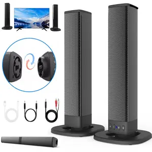 Bluetooth Surround Sound Bar Speaker For Smart TV Detachable Wireless Soundbar 5.0 With Optical AUX Connection Home Theater Audio Party