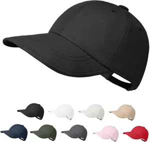 Men Women Baseball Cap, Classic Adjustable Plain Caps, Lightweight Unstructured Baseball Cap Soft Brim
