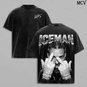 Drake's 'Ice Man' Album Official Graphic For Team Drizzy High-Quality Cotton T-Shirt, Drake Drizzy Fan Graphic Tee, Ice-Man Album Merch Streetwear Graphic Shirt, Gift for Drake Fans Vintage Collector Tee, Washed Hoodie & Sweatshirt